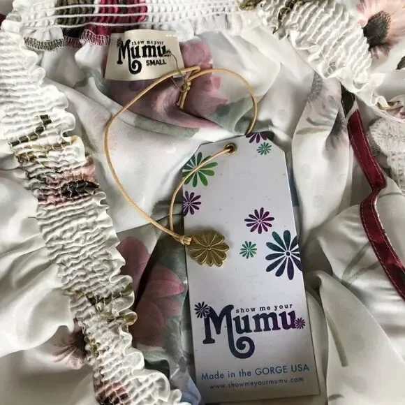 Show Me Your Mumu SMYM Hacienda Floral Maxi Dress Size Small - Picture 3 of 15